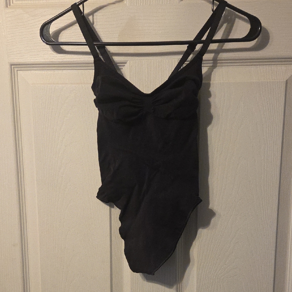 SKIMS Black Thong Bodysuit NWOT